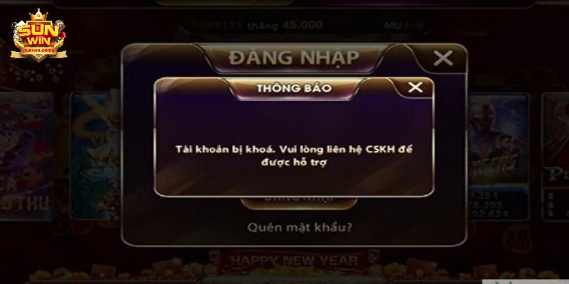 Thông tin đăng ký - đăng nhập không khớp nhau thì sao?