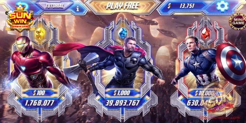 Luật lệ quy định ở game Avengers Sunwin