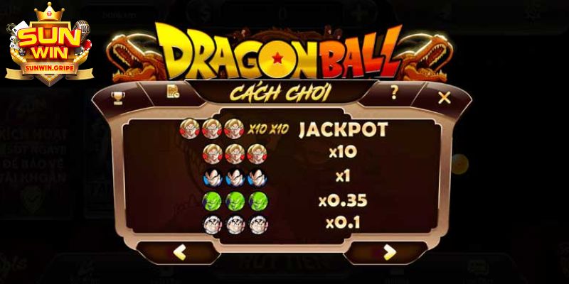 Luật chơi Dragonball Sunwin